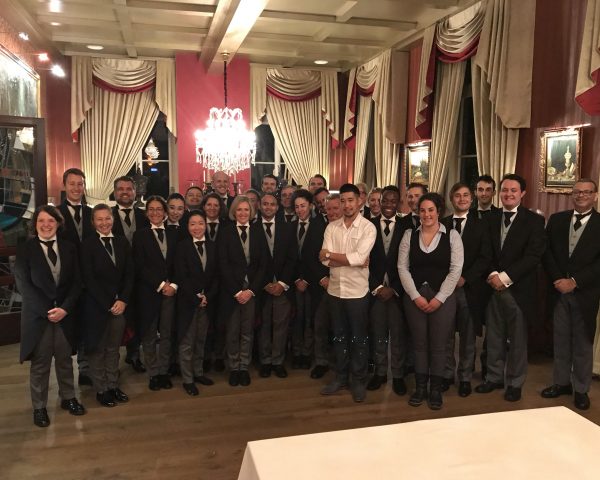 Photo with the crew of the butleracademy event 2018